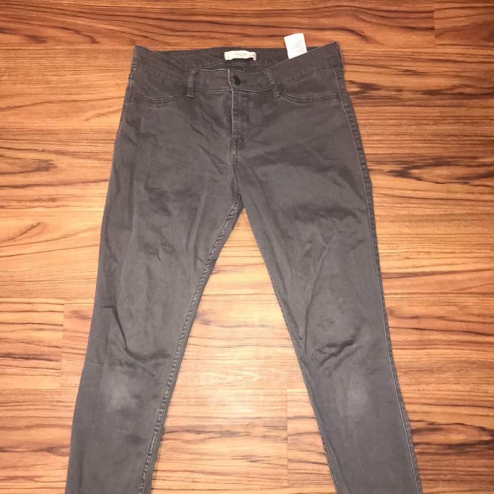 Grey Abercrombie jeans